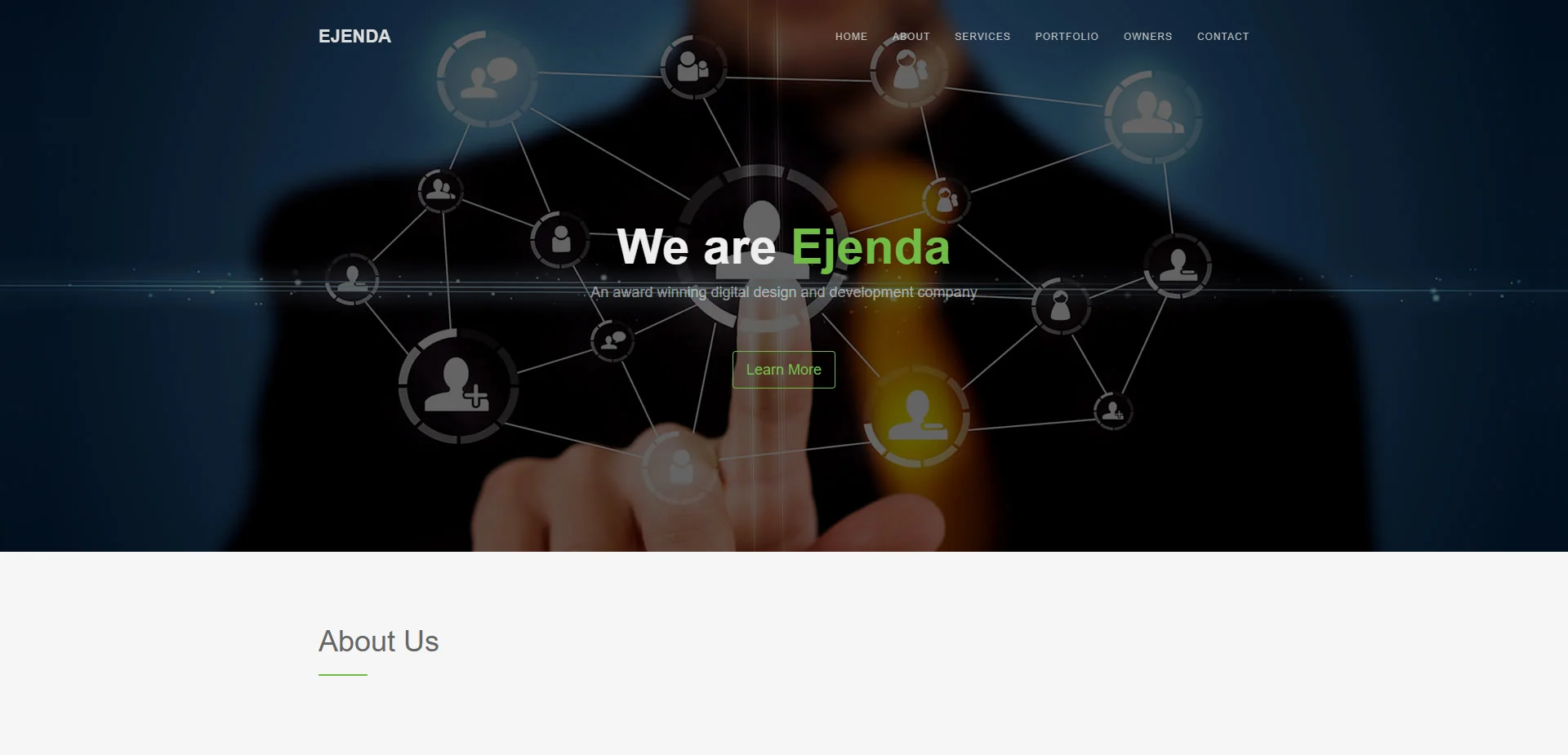 Ejenda - Digital Design & Development Agency Website