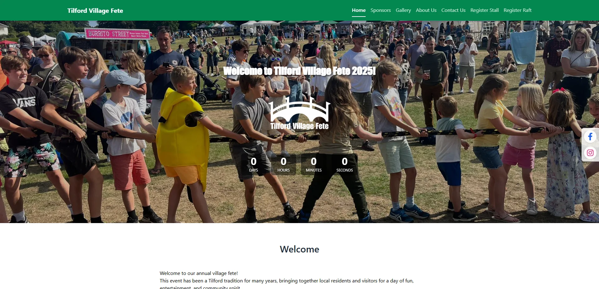 Tilford Village Fete - Community Event Website